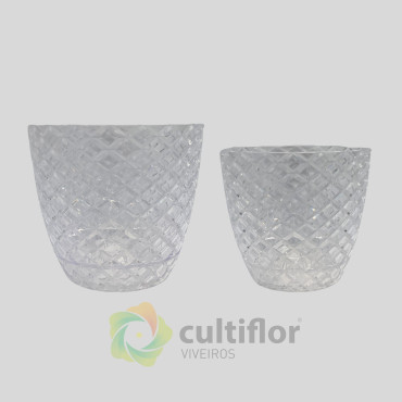 Vaso Orquídea Cristal